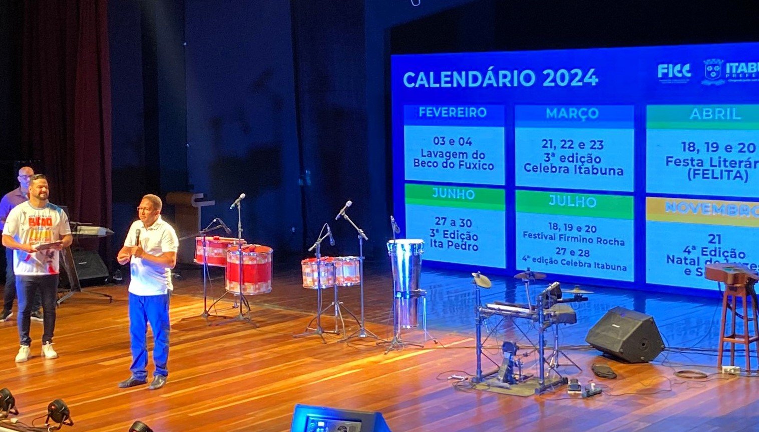 Prefeito Augusto Castro lança o Calendário Oficial de Eventos de Itabuna