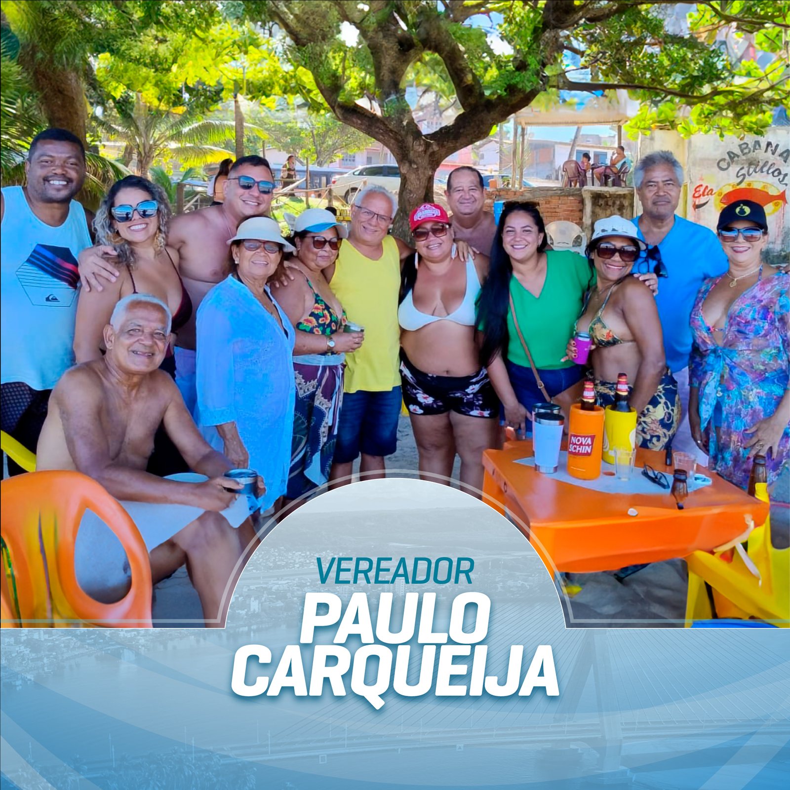 Vereador Paulo Carqueija Prestigia a Tradicional Puxada do Mastro de São Sebastião em Olivença, Ilhéus, Bahia