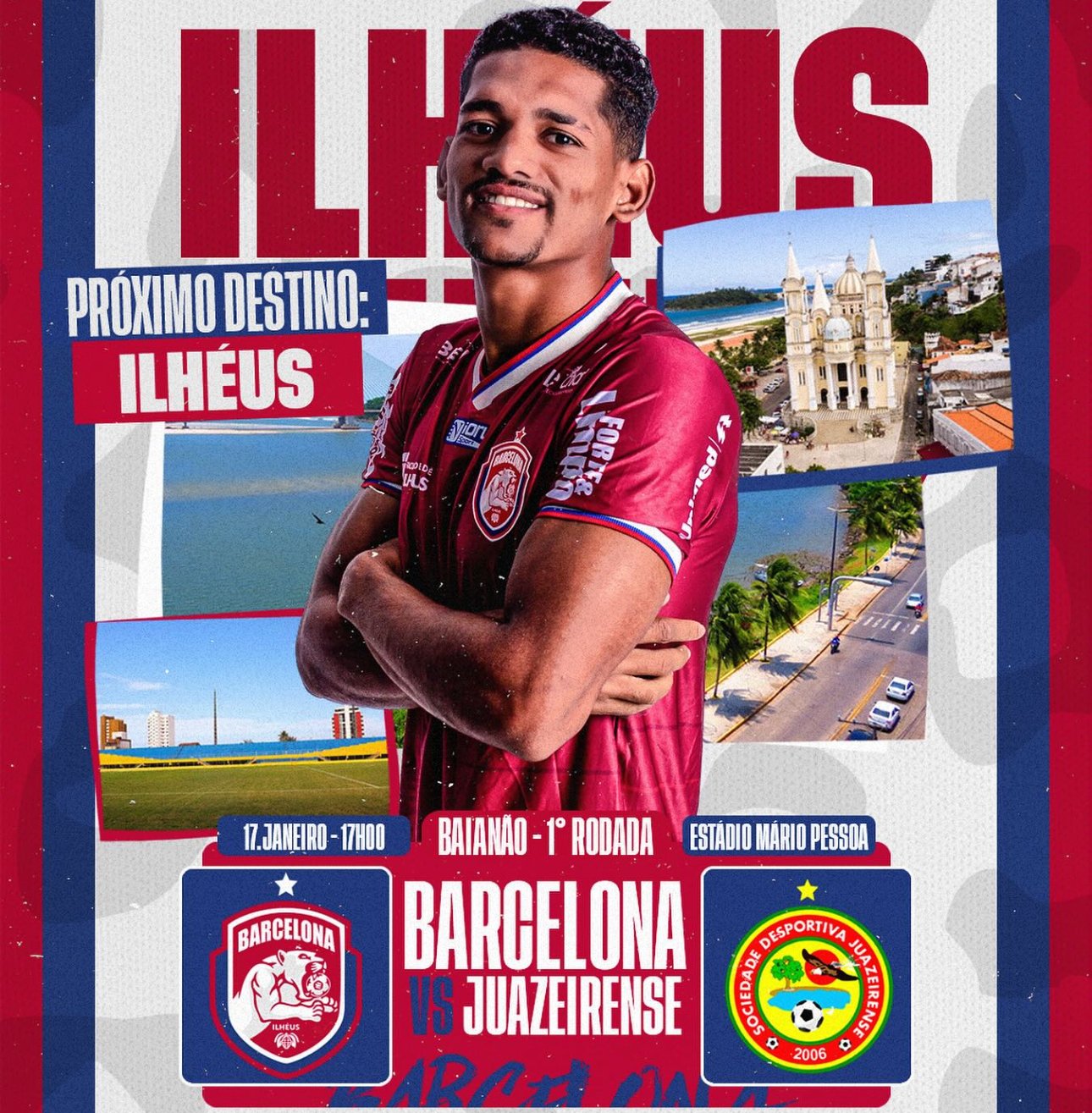 Barcelona de Ilhéus Estreia no Campeonato Baiano Contra o Juazeirense