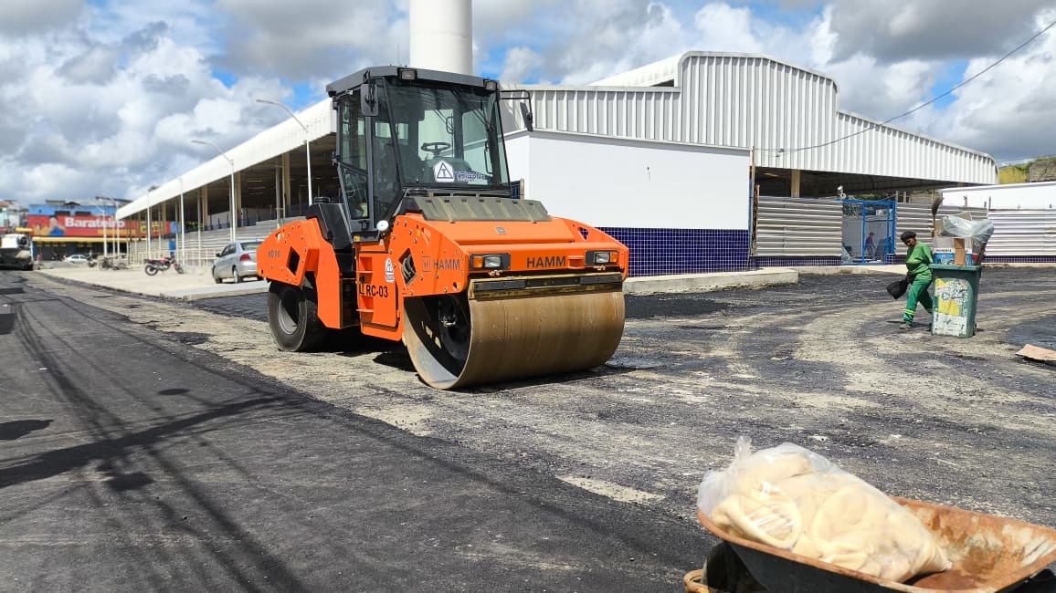 Prefeitura de Itabuna avança no recapeamento e prepara entrega da Feira do São Caetano