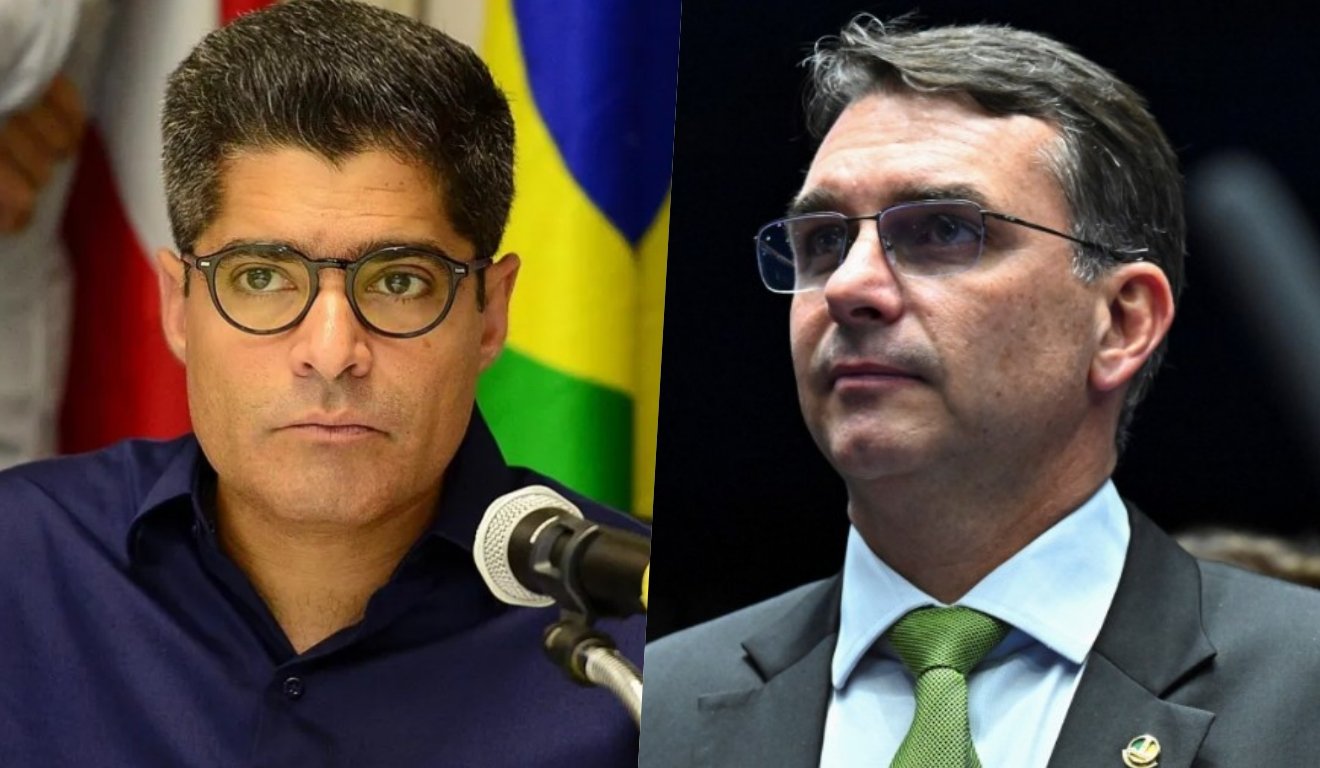 Flávio Bolsonaro desembarca na Bahia e coloca ACM Neto contra a parede