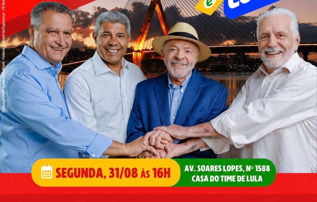 TIME PESADO‼️Lula, Jero, Rui e Wagner terão em Ilhéus um importante QG político no Litoral Sul