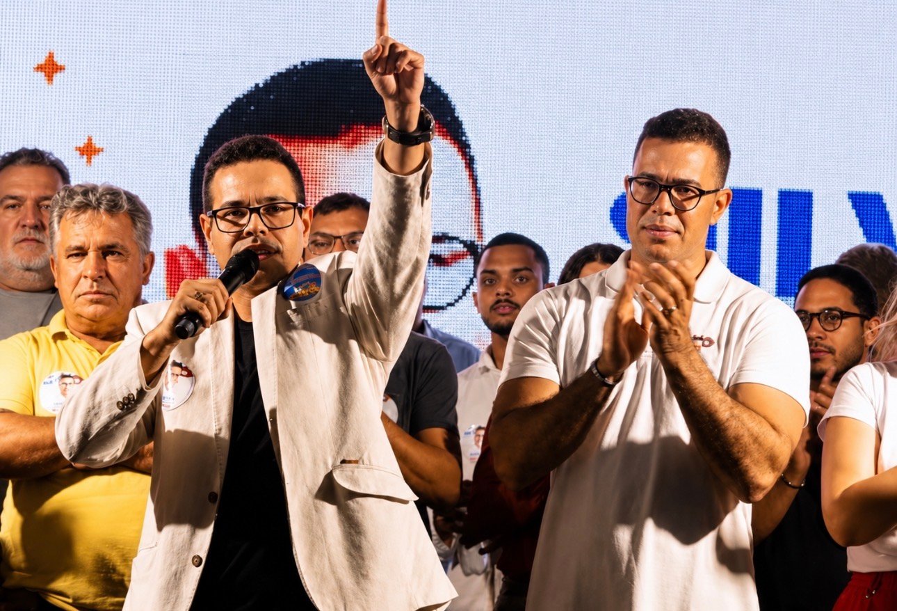 Silva Neto mostra força em Jequié e reúne mais de mil pessoas em grande ato político