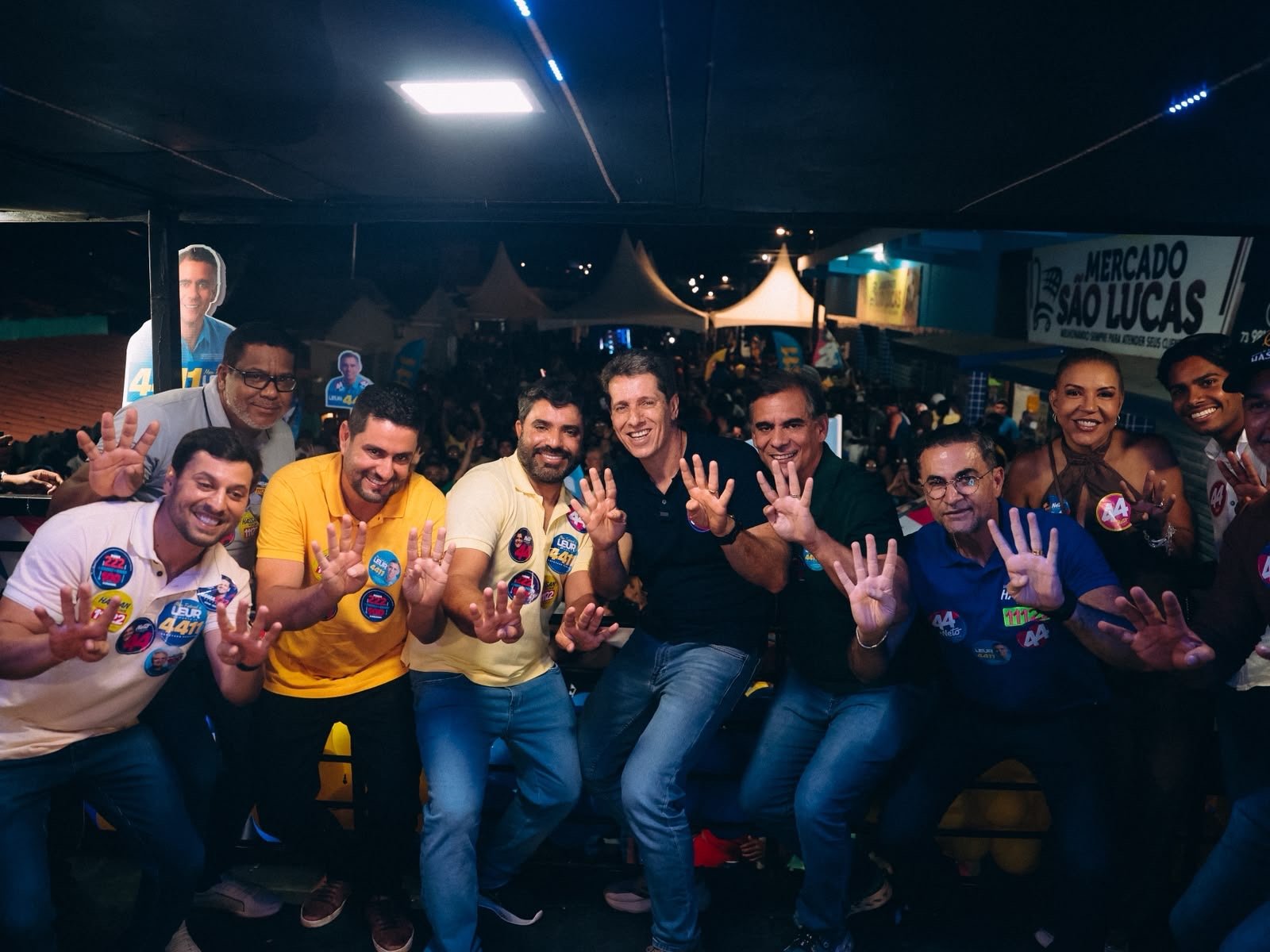 Rone e Levi recebem Zé Cocá, deputados e lideranças em grande encontro político em Ibicuí