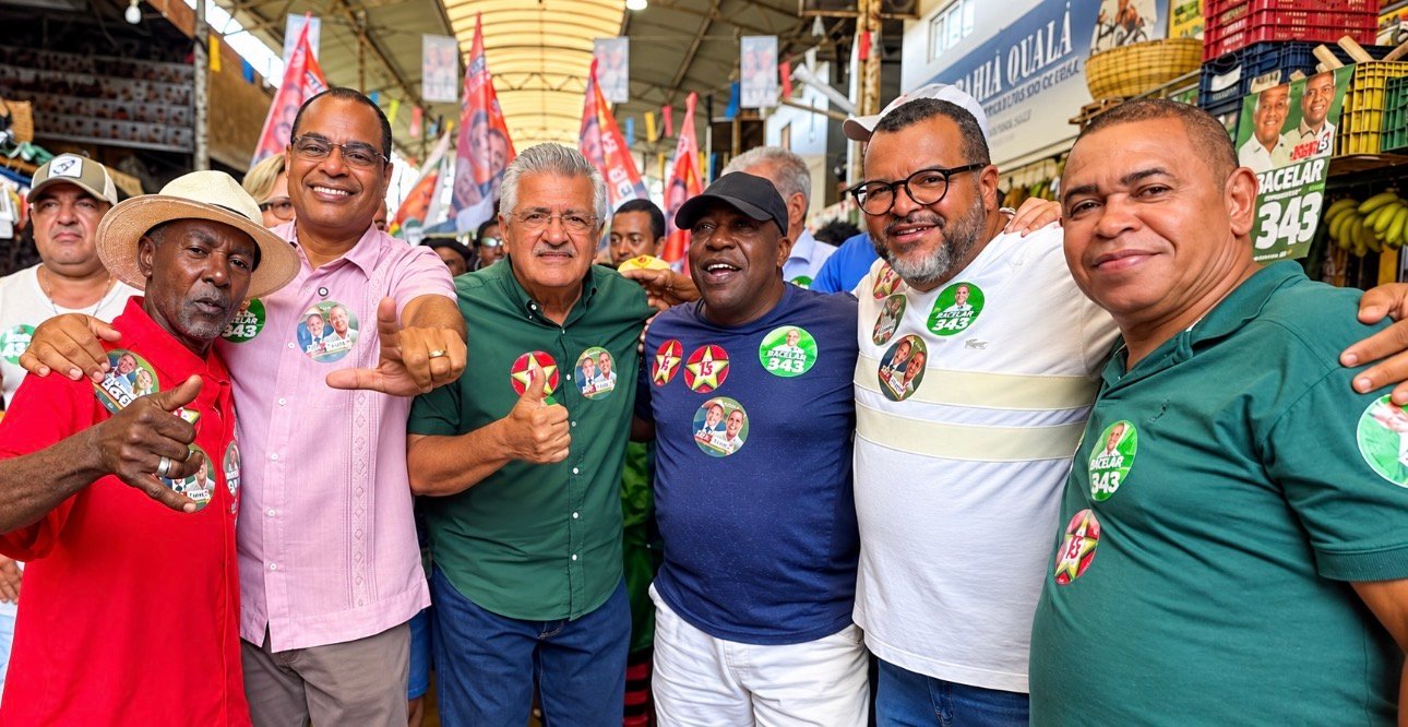 Magno Lavigne e Bacelar cumprem agenda na Feira de São Joaquim e em Alagoinhas