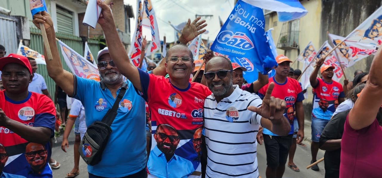Caminhadas pelo Recôncavo Baiano evidenciam força política de Bebeto Galvão e Gazo